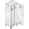 Garment locker with one door for every two lockers H1850 x D500 mm